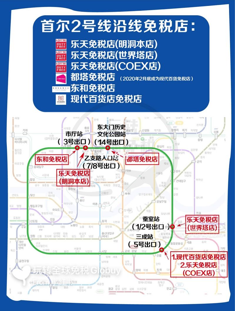 韓國(guó)首爾免稅店大全一分鐘決定去哪逛_6