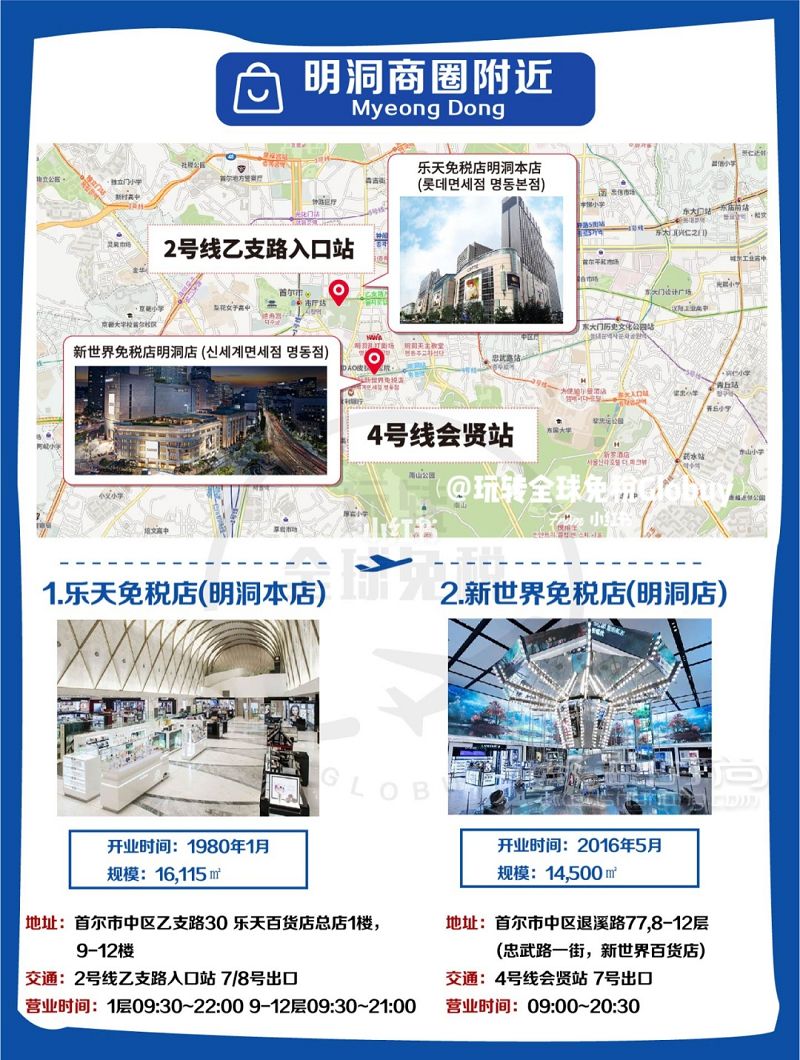 韓國(guó)首爾免稅店大全一分鐘決定去哪逛_2