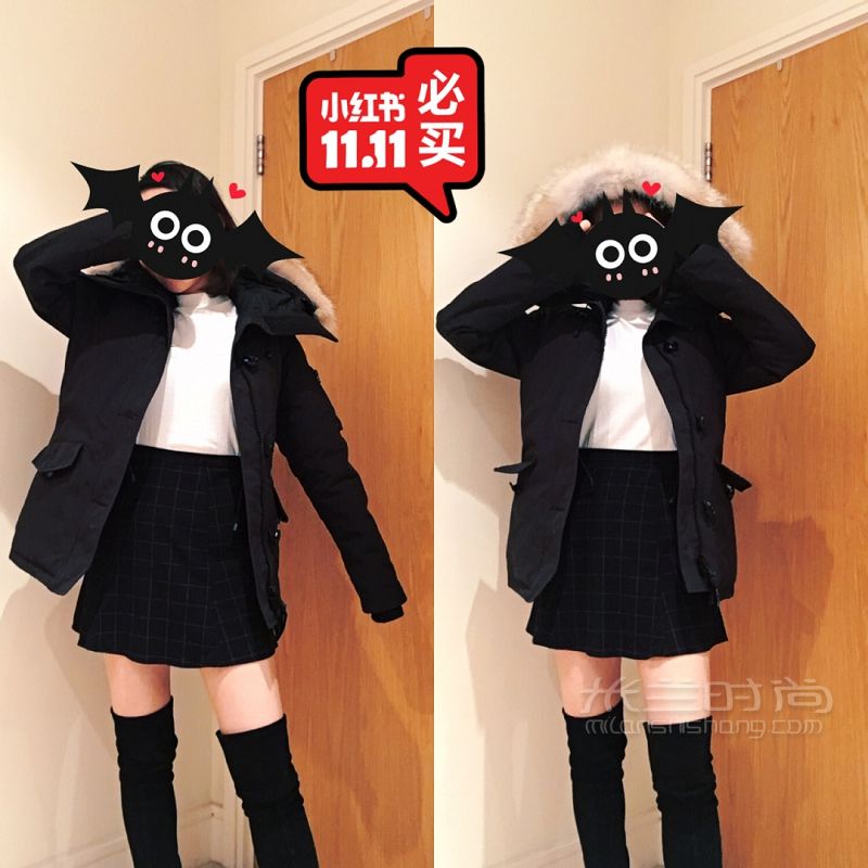 小個(gè)子女生的canada goose推薦 加拿大鵝怎么樣_1