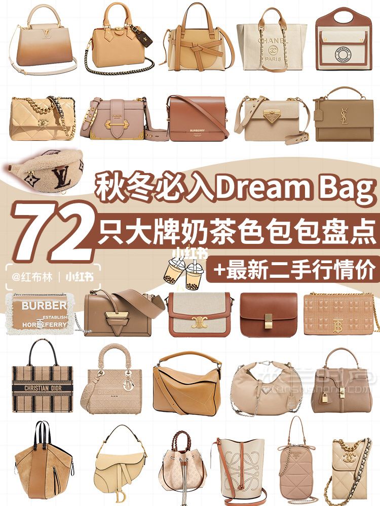 秋冬必入精選72只大牌奶茶色包包_1