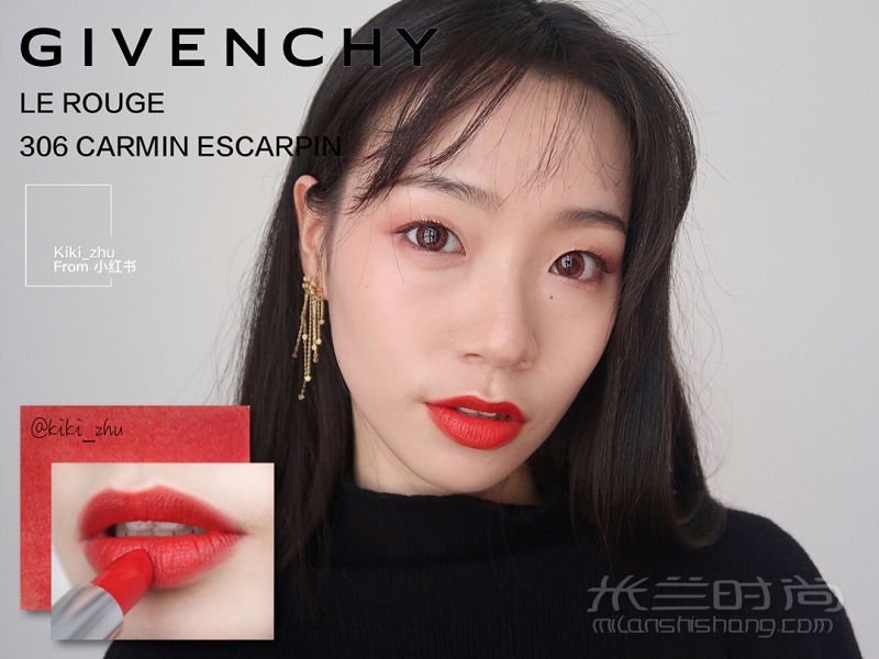無敵百搭番茄紅Givenchy紀(jì)梵?？诩t 小羊皮306_3