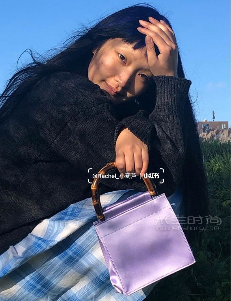 30個小眾品牌包推薦7HAI  倫敦絲綢豆沙包_4