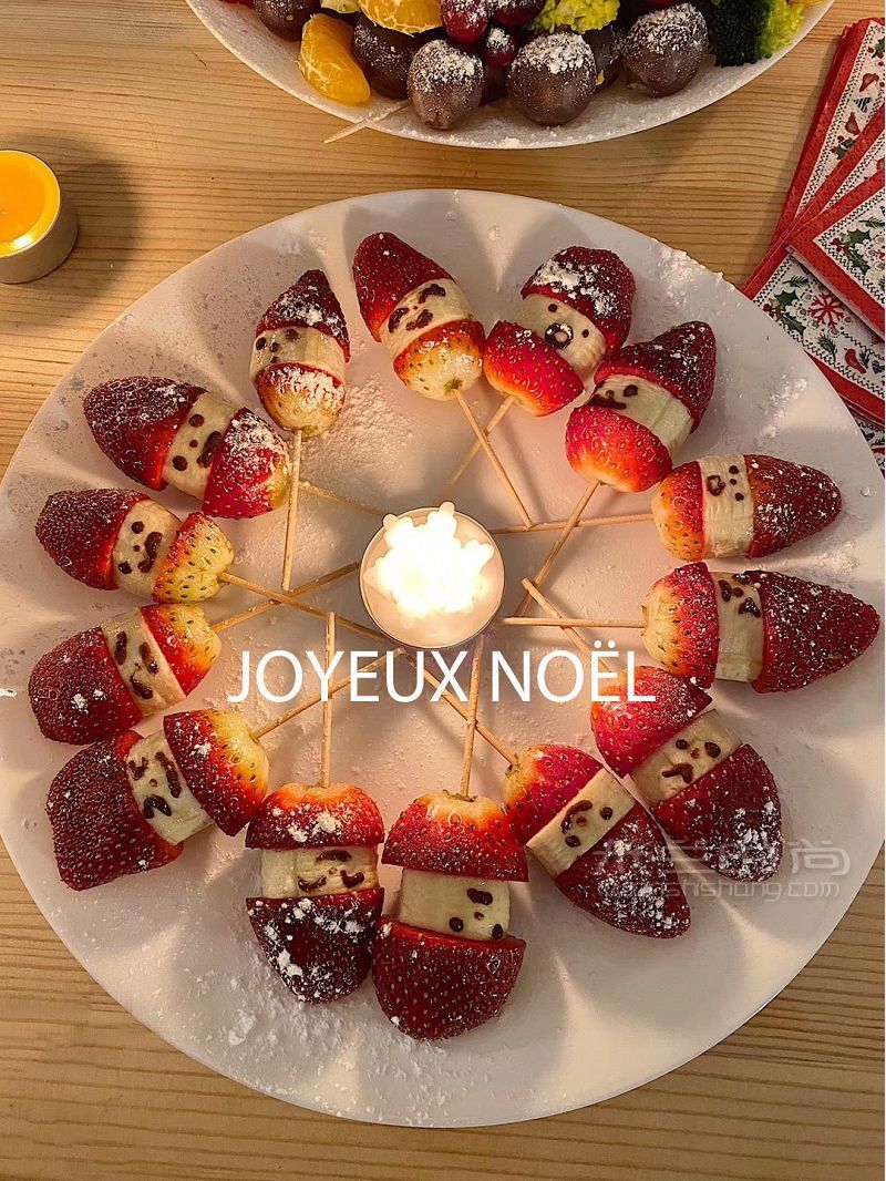 法國(guó)圣誕節(jié)怎么過(guò)？圣誕節(jié)必備草莓小雪人_1