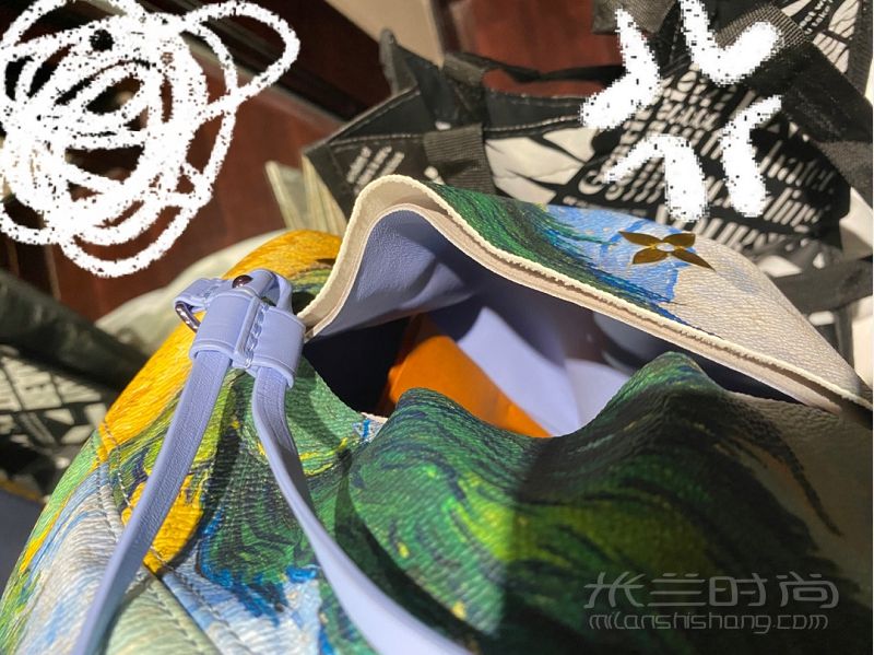 被割破的LV包包怎么修復(fù)？LV neverfull修復(fù)案例_3