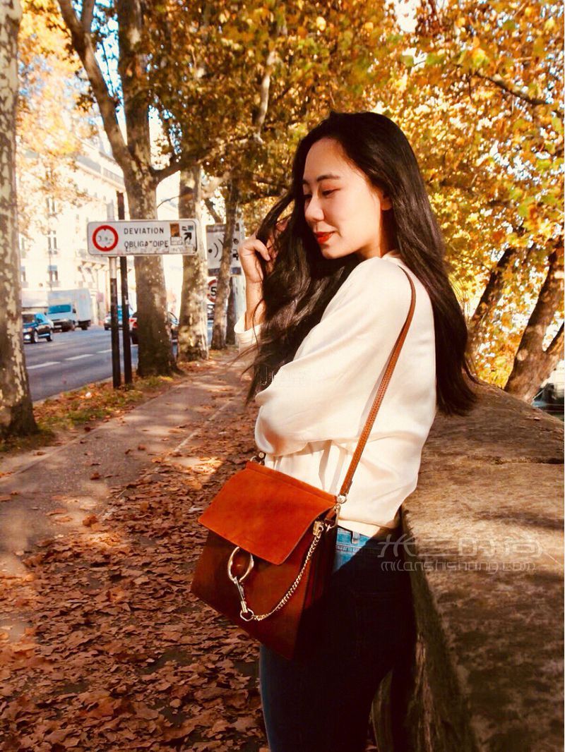 蔻依Chloe faye大號(hào) shoulder bag halo焦糖咖啡館_5