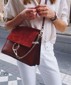 蔻依Chloe faye大號(hào) shoulder bag halo焦糖咖啡館_8