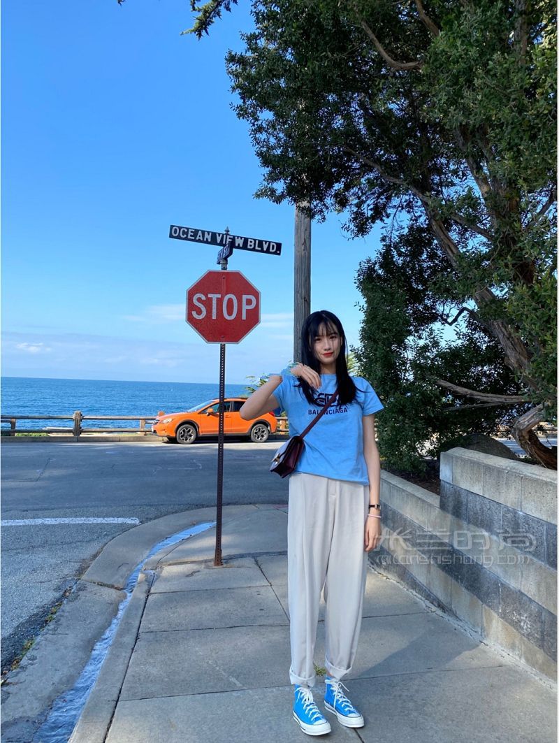 折上折入的奶藍色匡威春夏鞋子_9