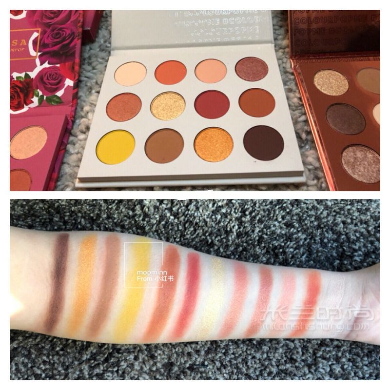 colourpop 5盤眼影盤 10色土豆泥眼影試色_3