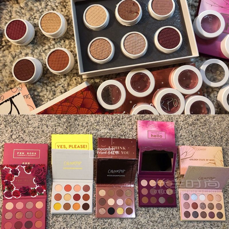 colourpop 5盤眼影盤 10色土豆泥眼影試色_1