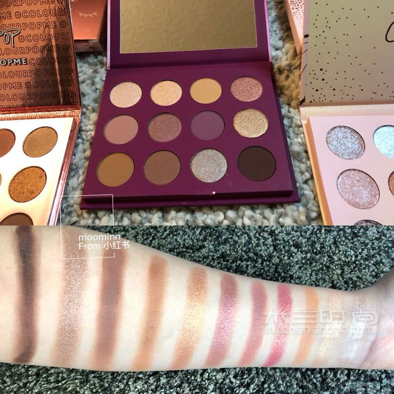 colourpop 5盤眼影盤 10色土豆泥眼影試色_7