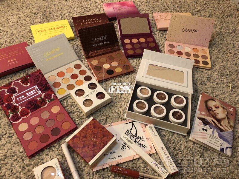 colourpop 5盤眼影盤 10色土豆泥眼影試色_2