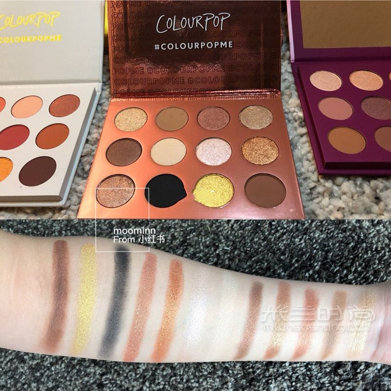 colourpop 5盤眼影盤 10色土豆泥眼影試色_6