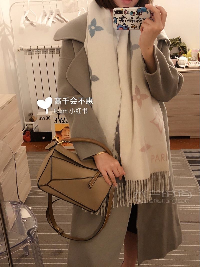 LV羊絨圍巾 顏色對比推薦 LV純羊毛圍巾_6