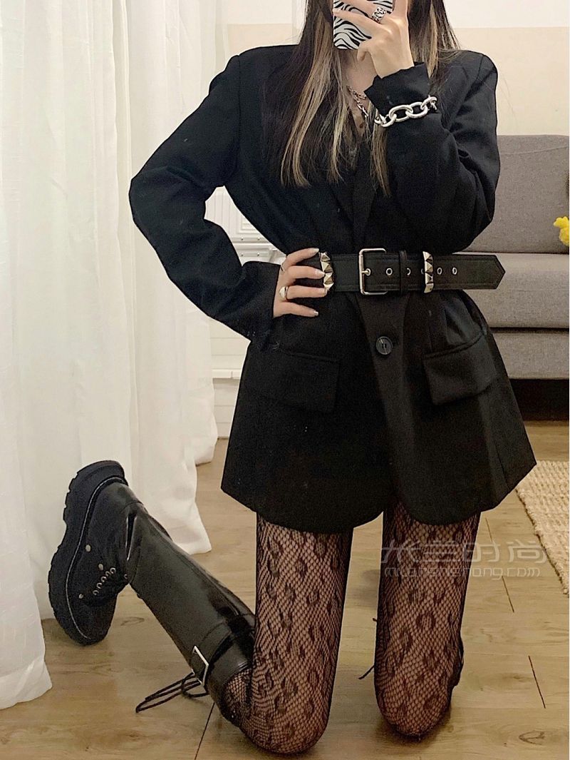 小個子女生 秋冬超A西裝辣妹出行穿搭_7