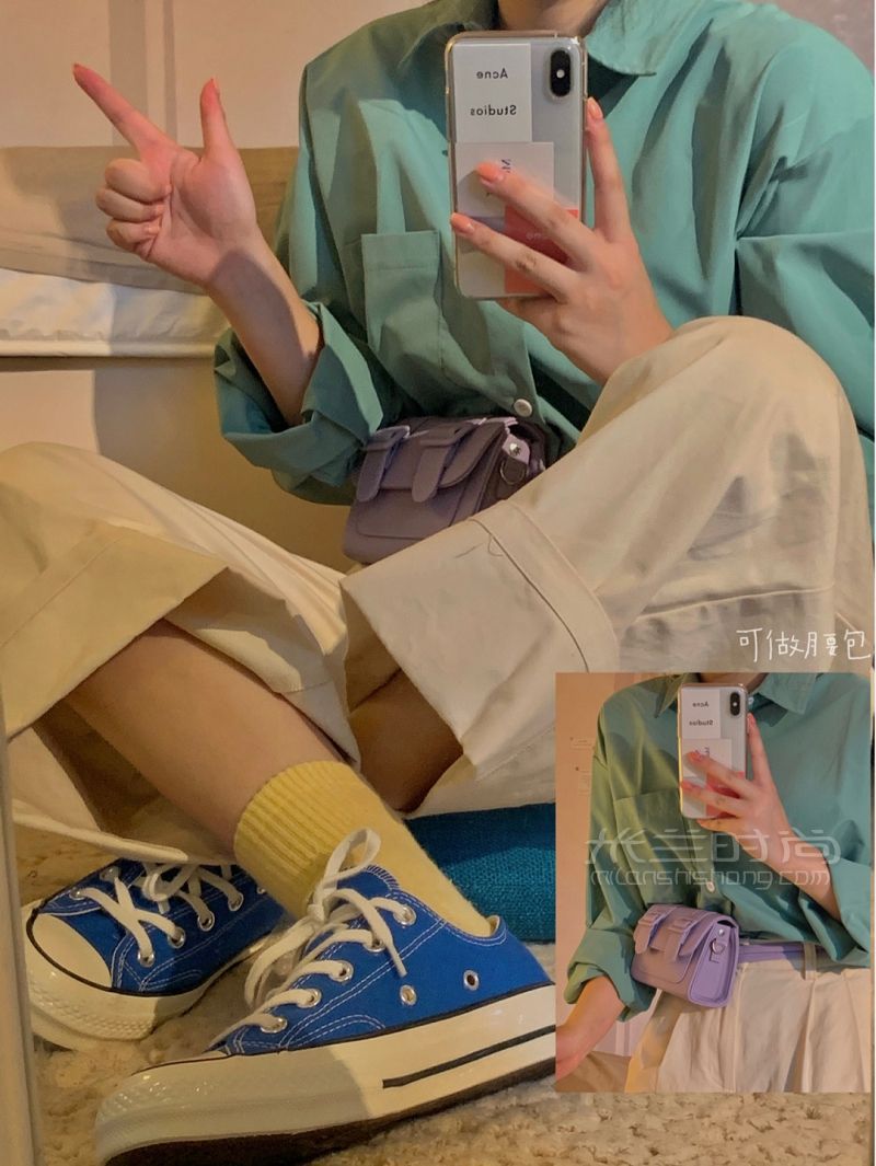 襯衫合集 純色雖普通但也制造彩襯衫_4