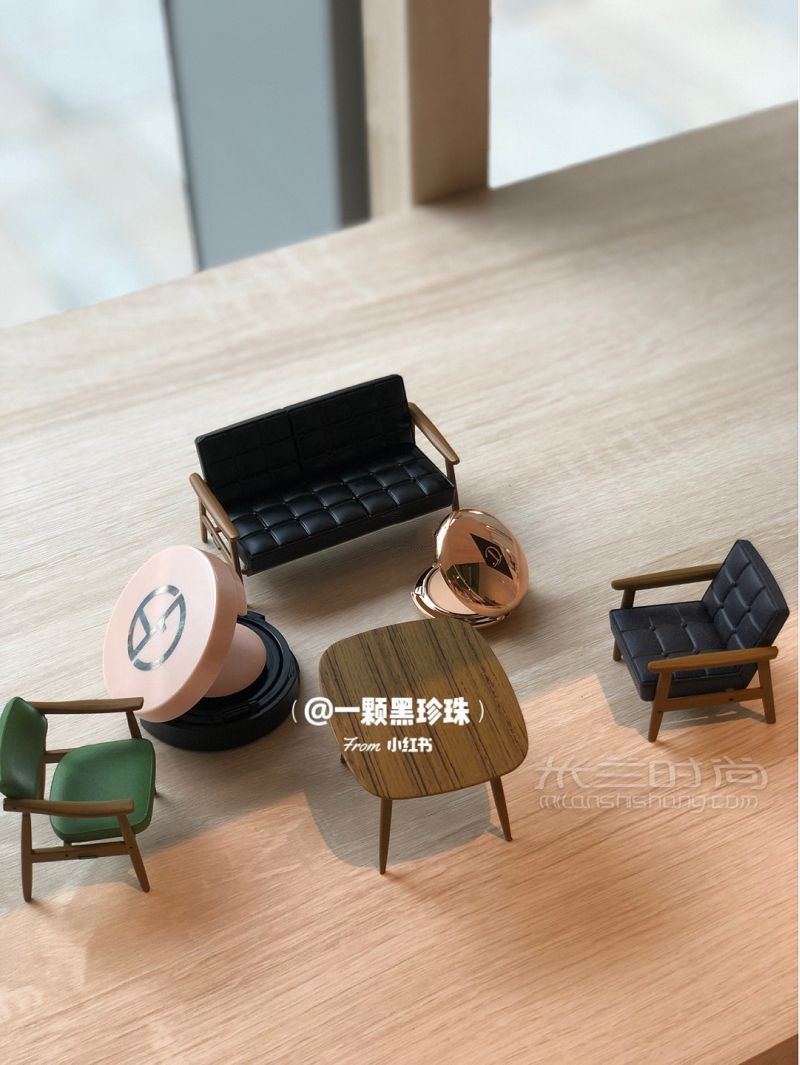 超迷你補(bǔ)妝粉餅女生包里可愛的化妝品 粉餅化妝品_3