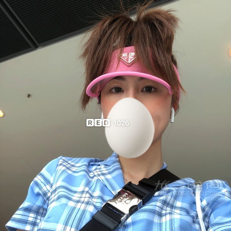 PRADA限定活力粉遮陽帽BM套裝 BrandyMelville怎么樣_7