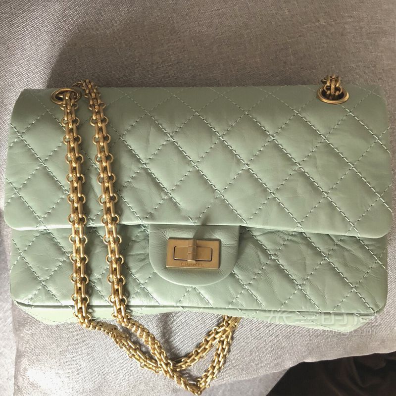 入坑香奈兒Chanel 薄荷綠2.55包包怎么樣_3