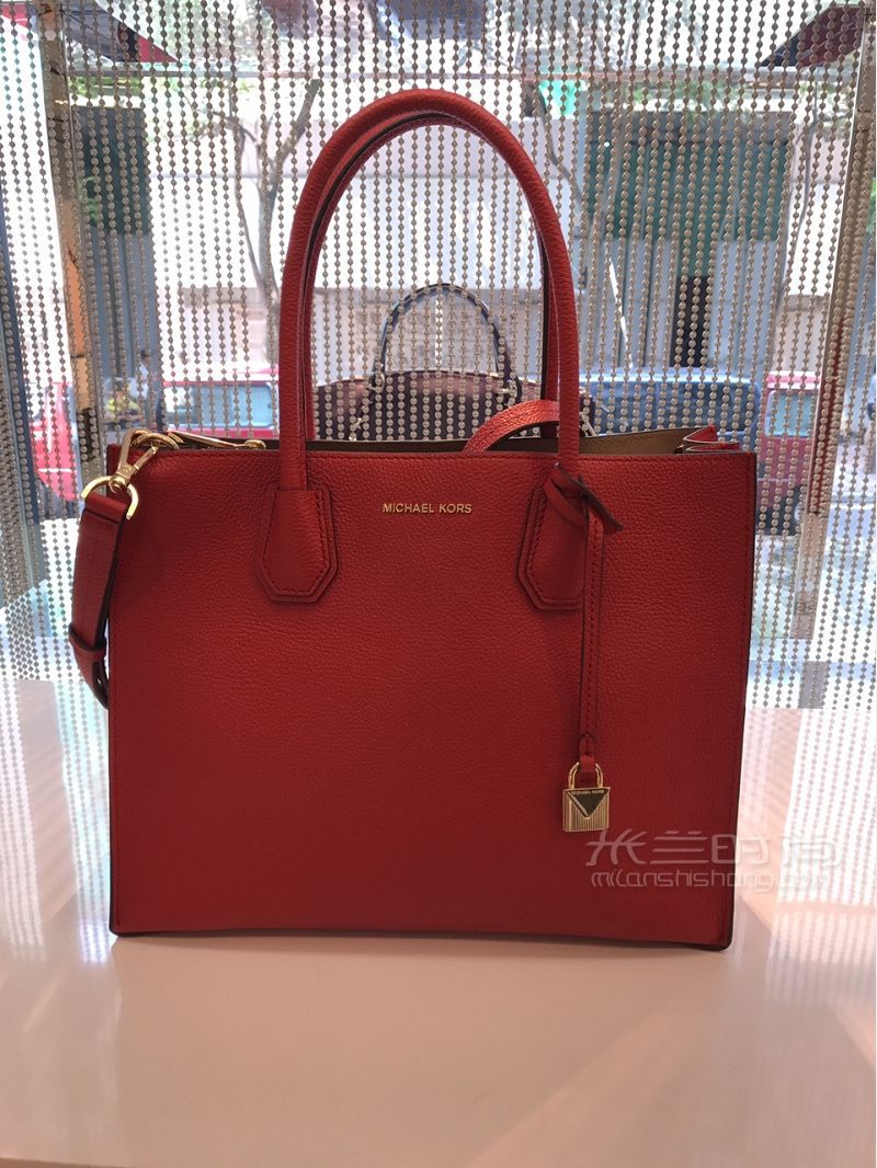 michael kors mk女包楊冪同款鎖頭方包_1
