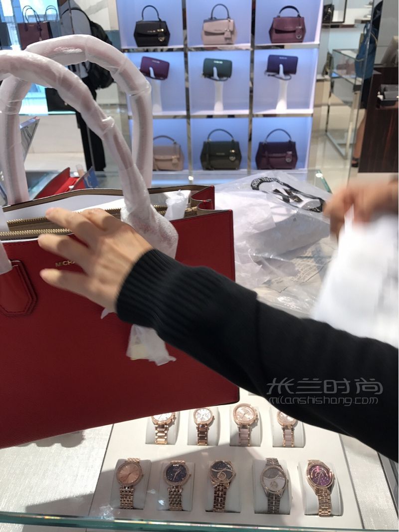 michael kors mk女包楊冪同款鎖頭方包_8