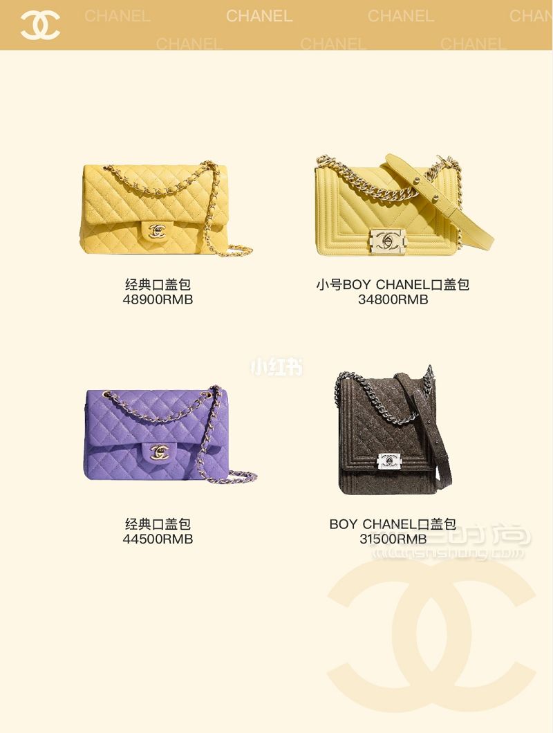 Chanel 2020年秋冬款 最新82款香奈兒包包價(jià)格_9