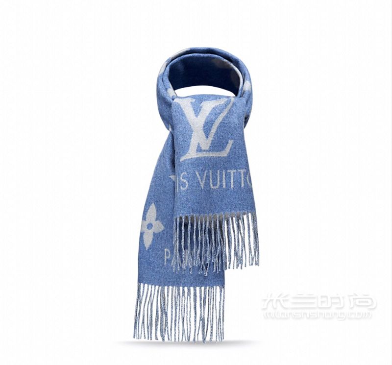 lv羊絨圍巾全球價格對比 純羊毛圍巾_3