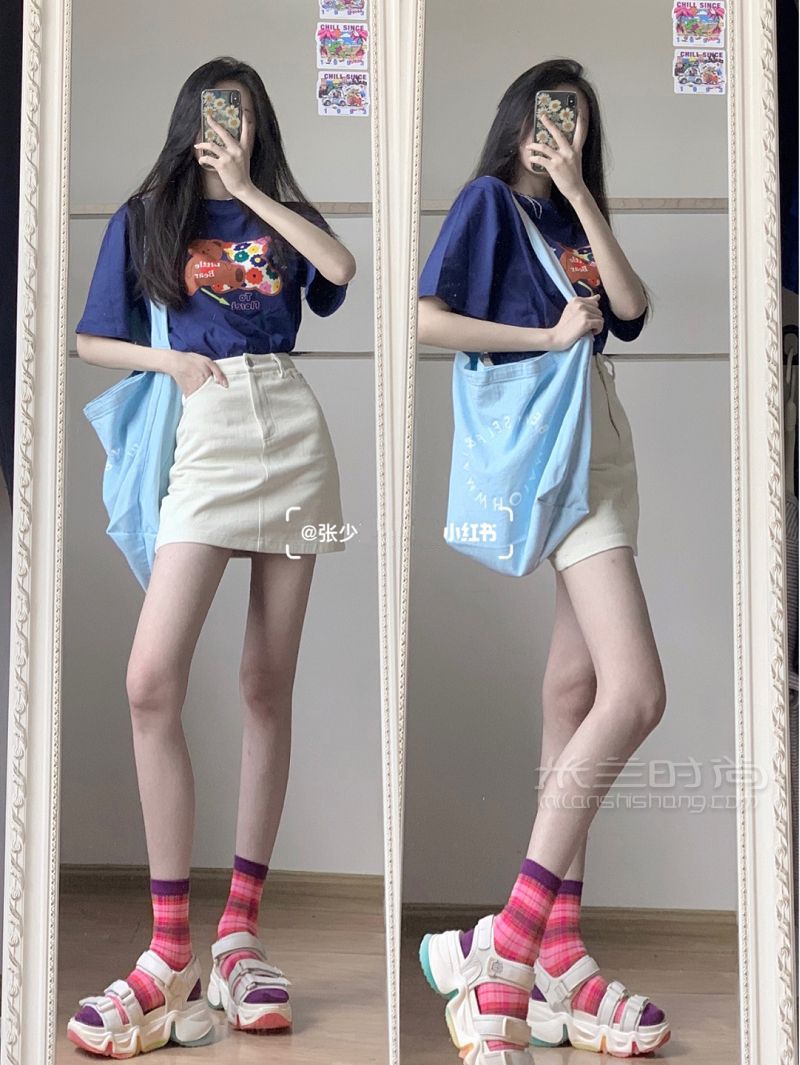 私藏短袖合集夏日甜酷girl4套穿搭 天美意怎么樣_3