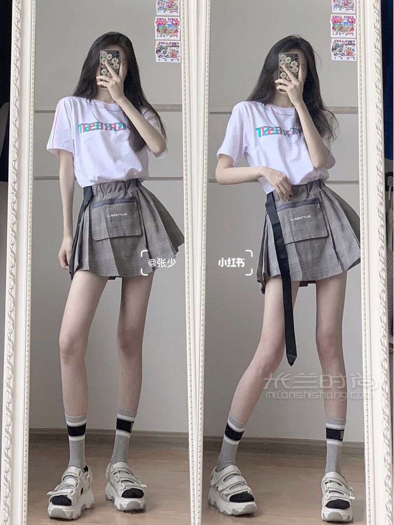 私藏短袖合集夏日甜酷girl4套穿搭 天美意怎么樣_4