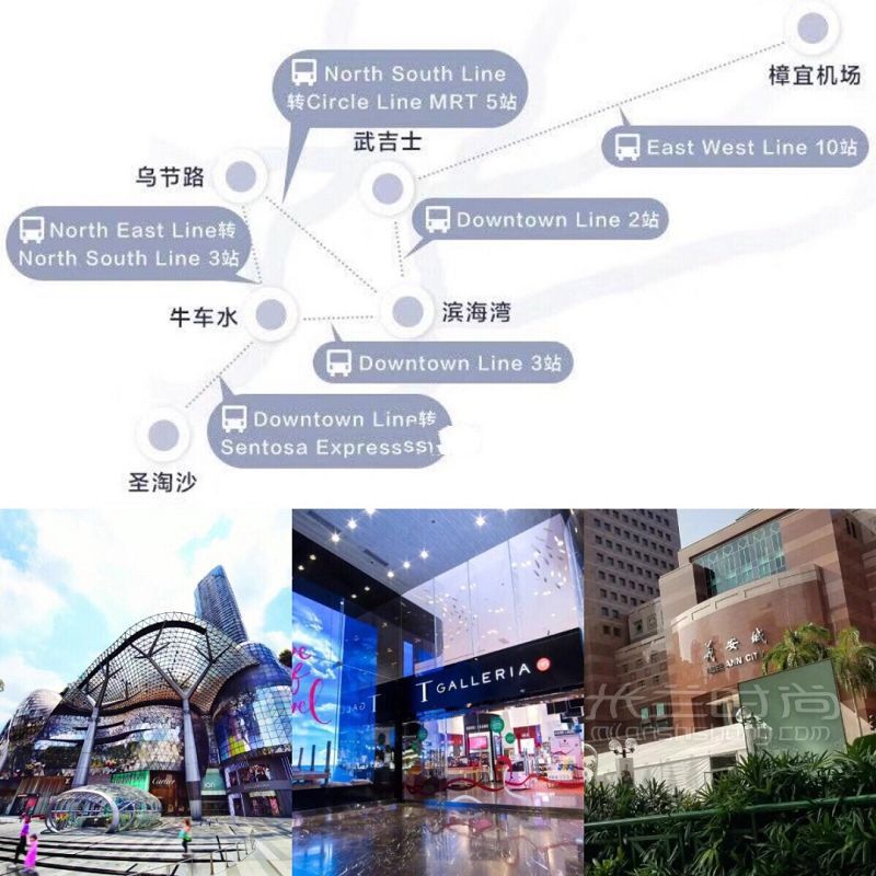 【新加坡商圈免稅店】新加坡6大商圈速報 交通信息圖_2