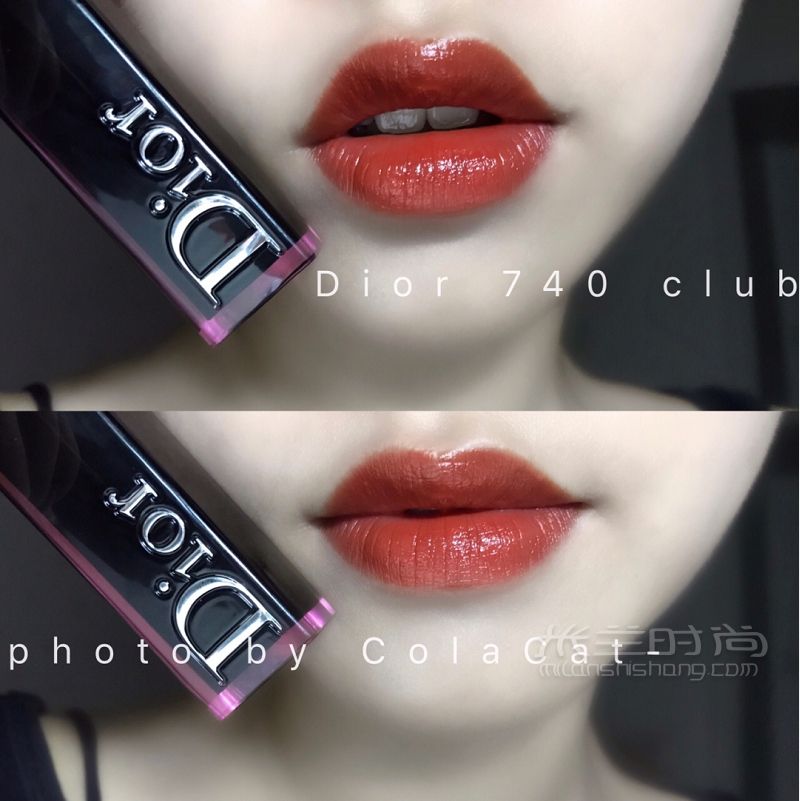 Dior740試色 歐萊雅619 阿瑪尼405 ysl416對(duì)比_4