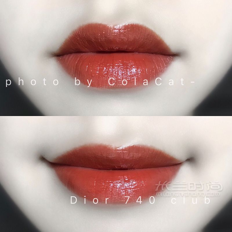 Dior740試色 歐萊雅619 阿瑪尼405 ysl416對(duì)比_6