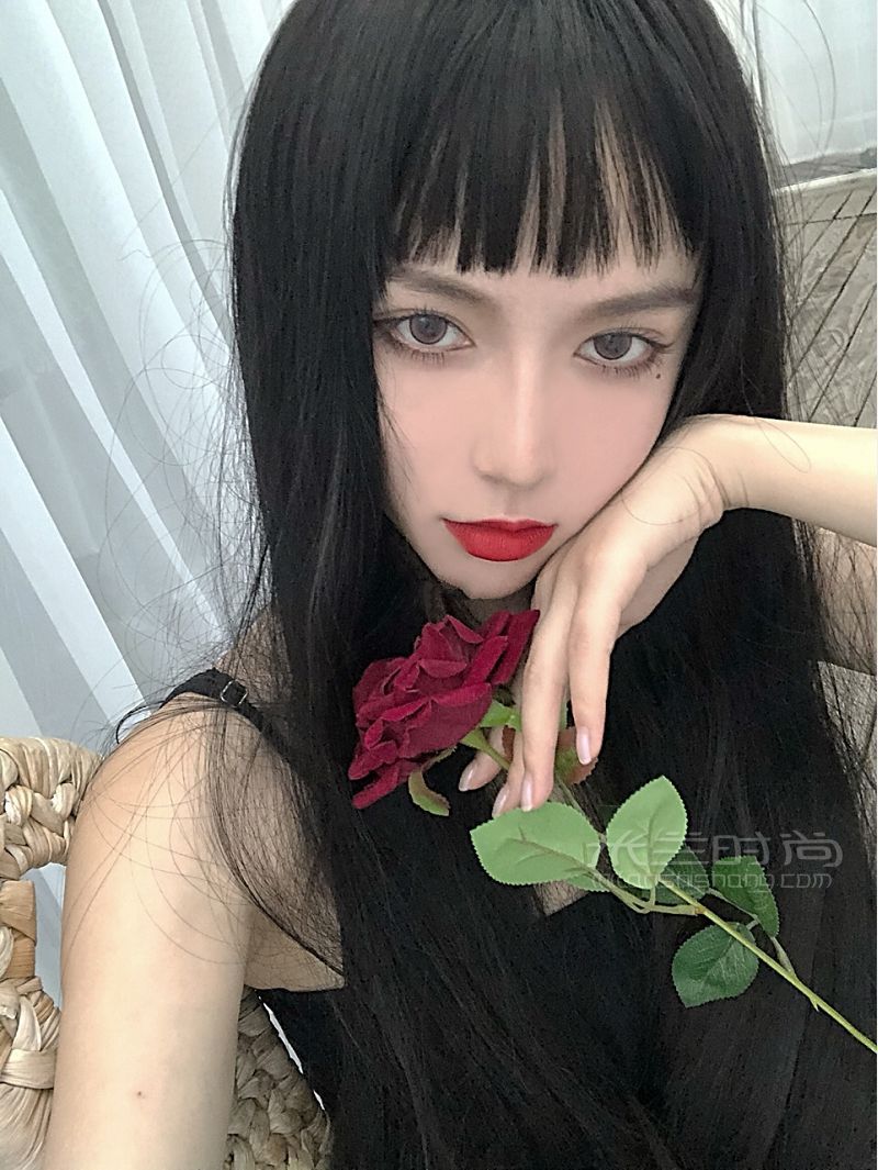 柳三三633無聊在家擼了個川上富江的仿妝玩_5