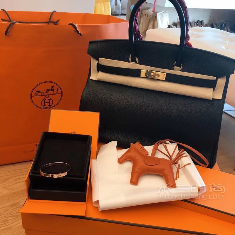 愛馬仕Hermes birkin黑金35 togo birkin_1