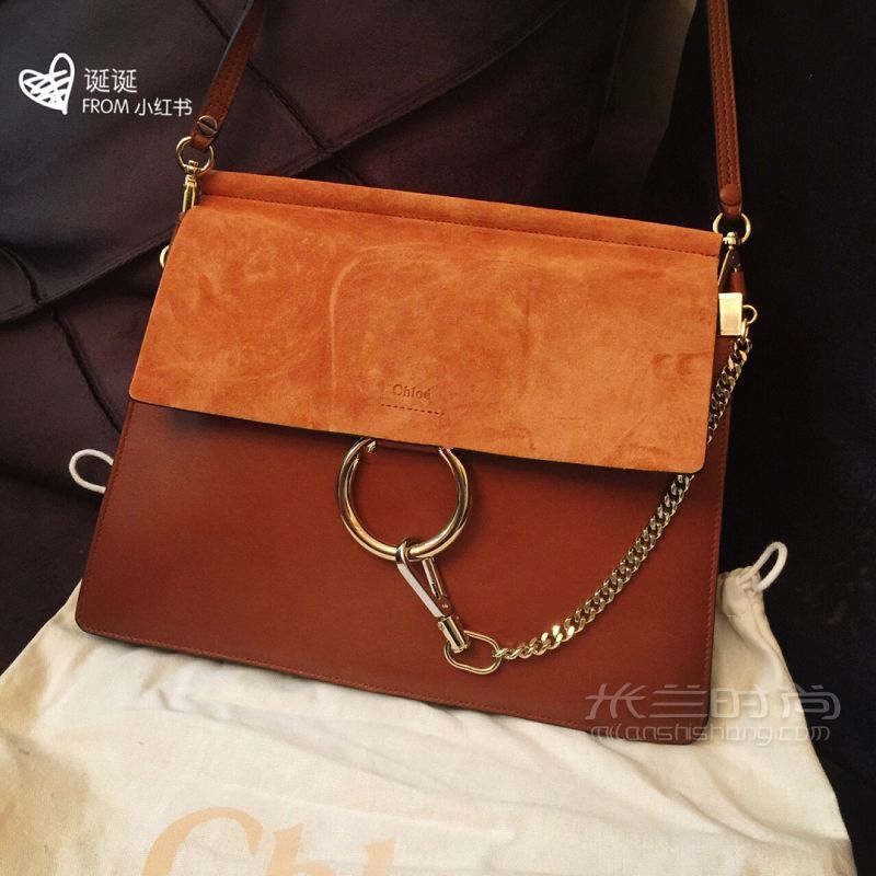 Chloe拼色包包 高圓圓街拍同款_2