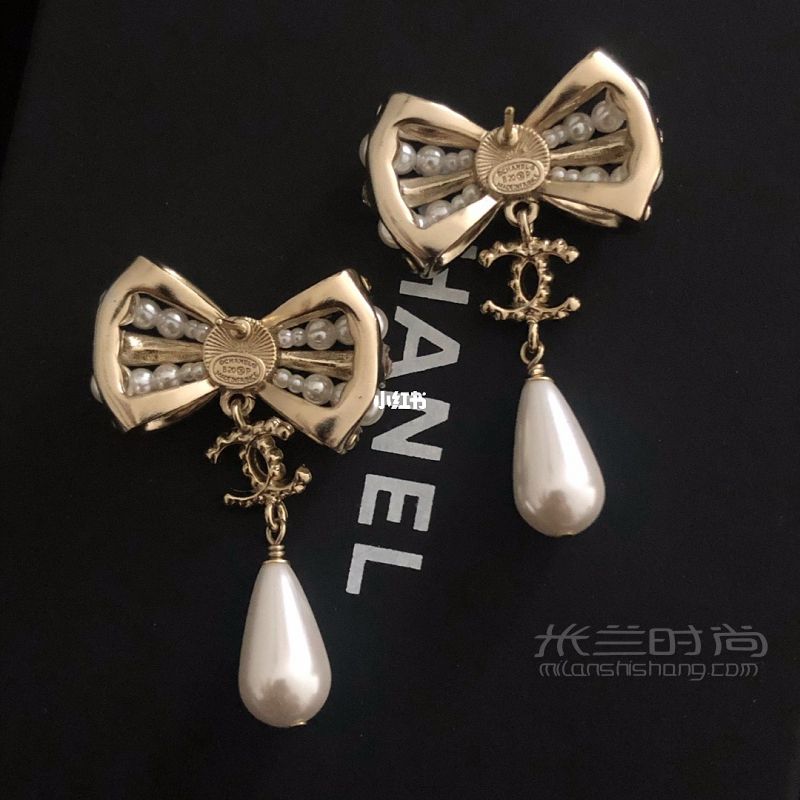 飾品分享 香奈兒Chanel超美蝴蝶結(jié)耳環(huán)_5