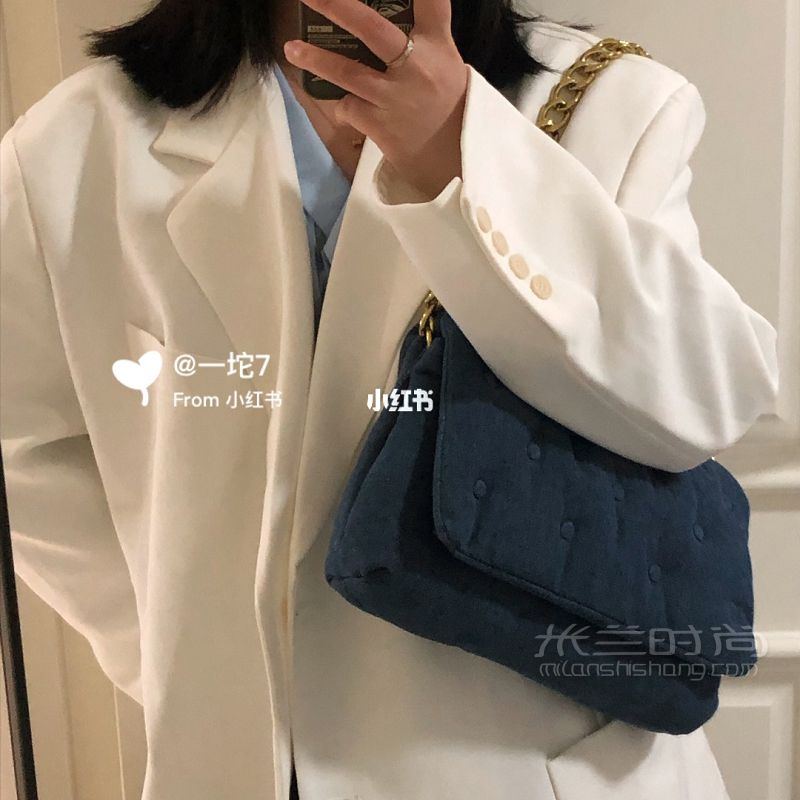 【7yanmai】兩只簡單的隨身包 女包枕頭豹紋_7