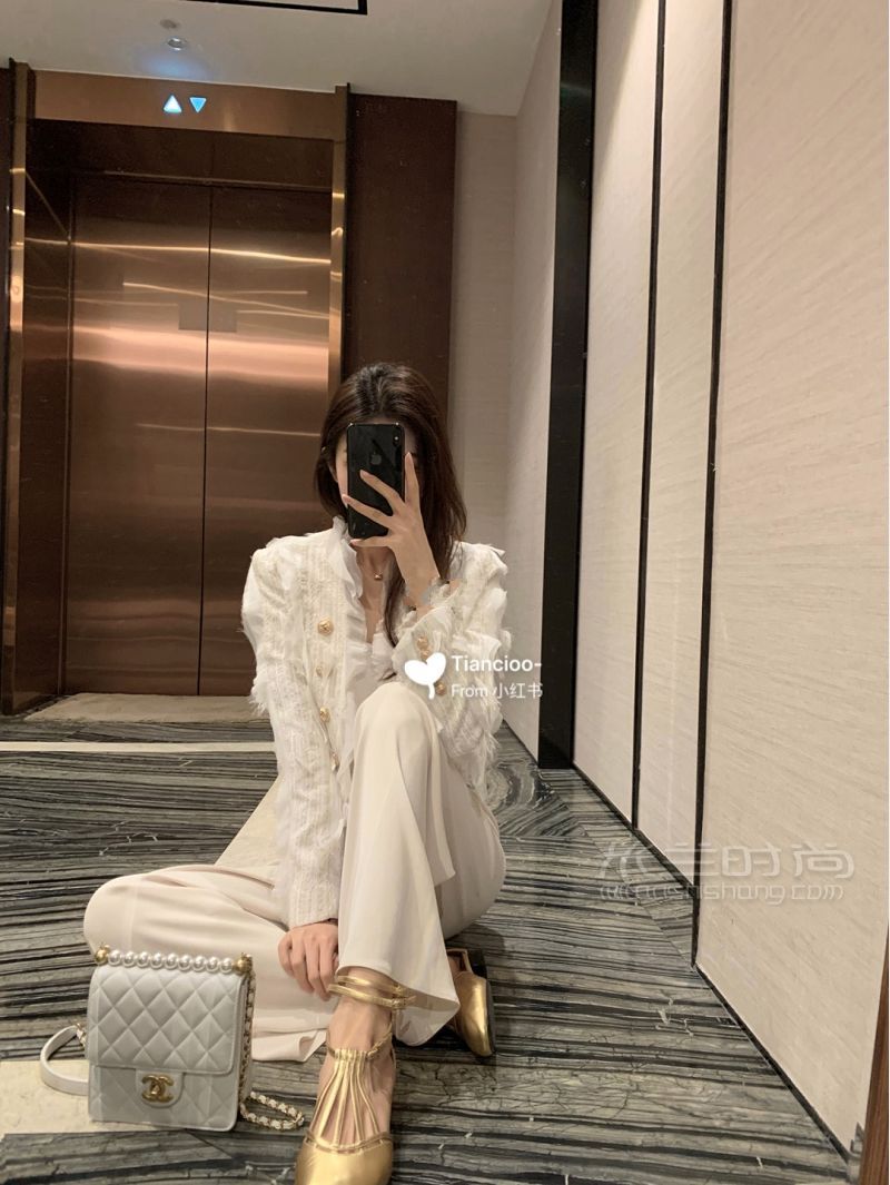 Balmain巴爾曼羽毛外套 穿搭顯高顯瘦_3