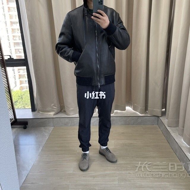 杰尼亞山羊皮 羊羔毛穿搭_1