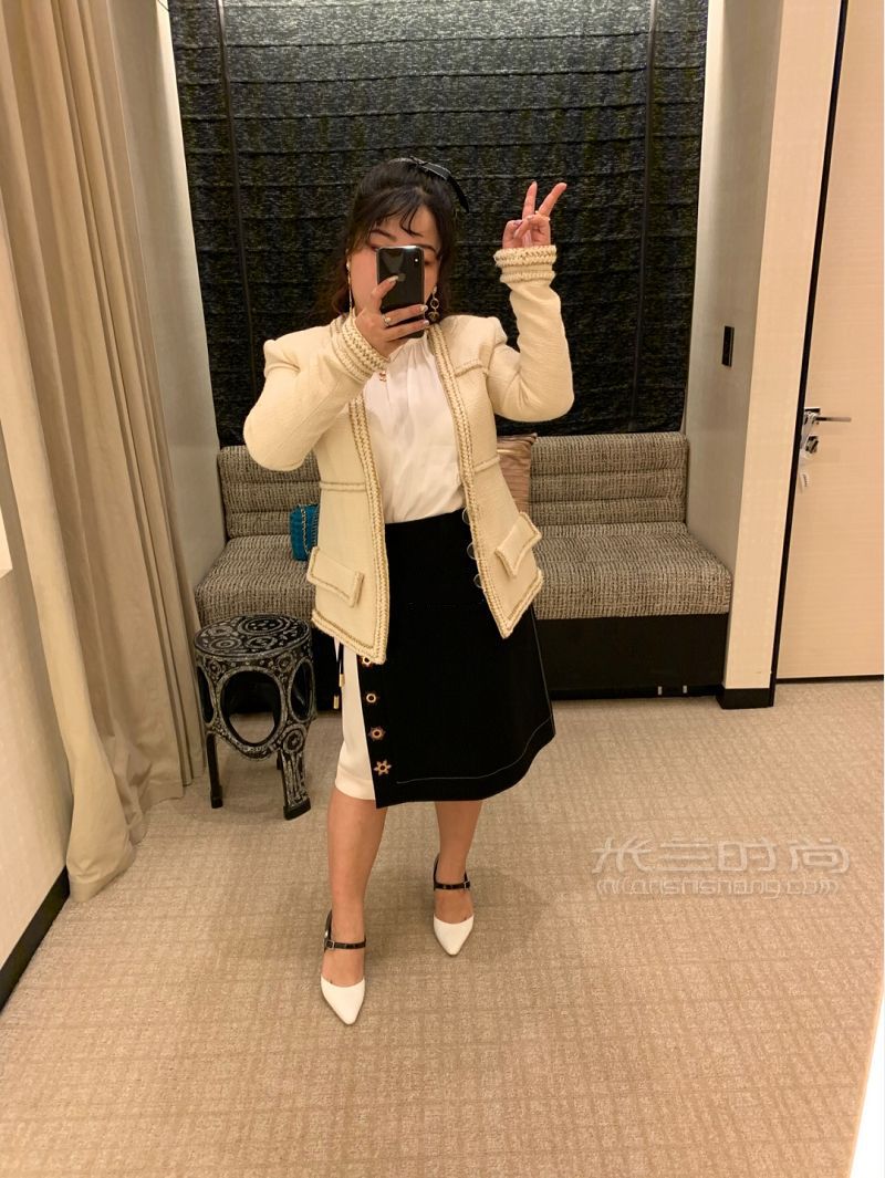香奈兒Chanel20春夏年新款衣服上身試衣間_6