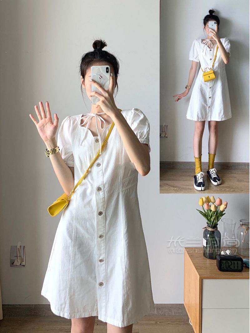 一周小白裙穿搭不重樣 SUSEN怎么樣_7
