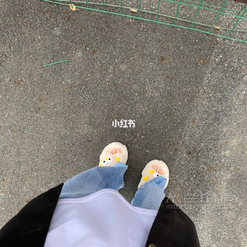 可愛毛絨絨拖鞋 美女必須擁有拖鞋_1