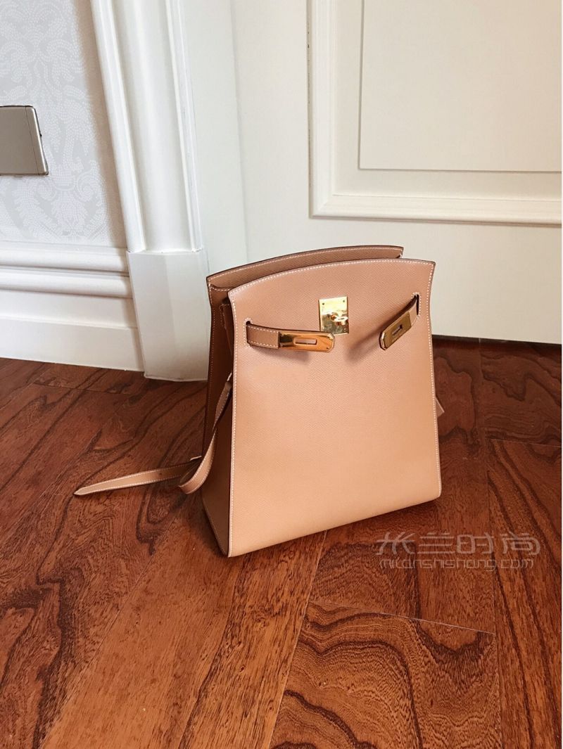 Hermes sport Kelly 金棕小號和大號對比_4