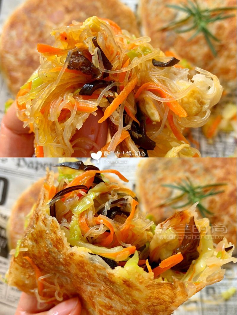 無需揉面懶人大餡餅外酥皮薄餡大胡椒粉_3