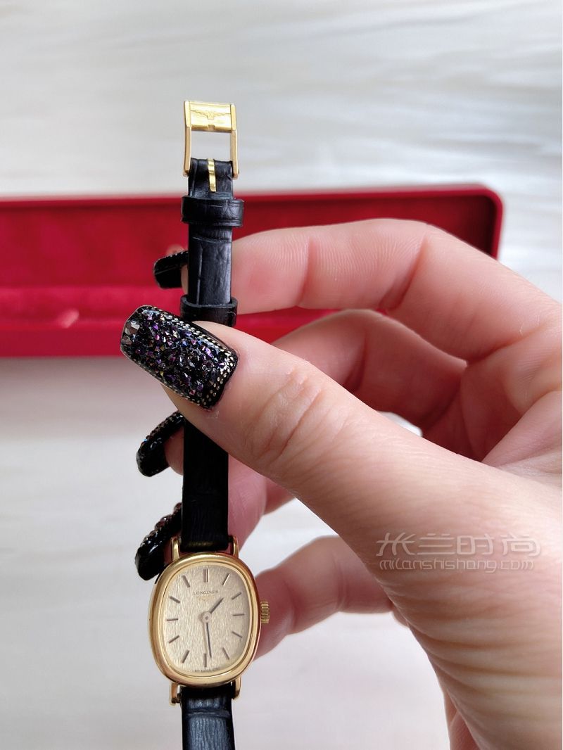 浪琴?gòu)?fù)古小金表中古女表vintage中古表_2