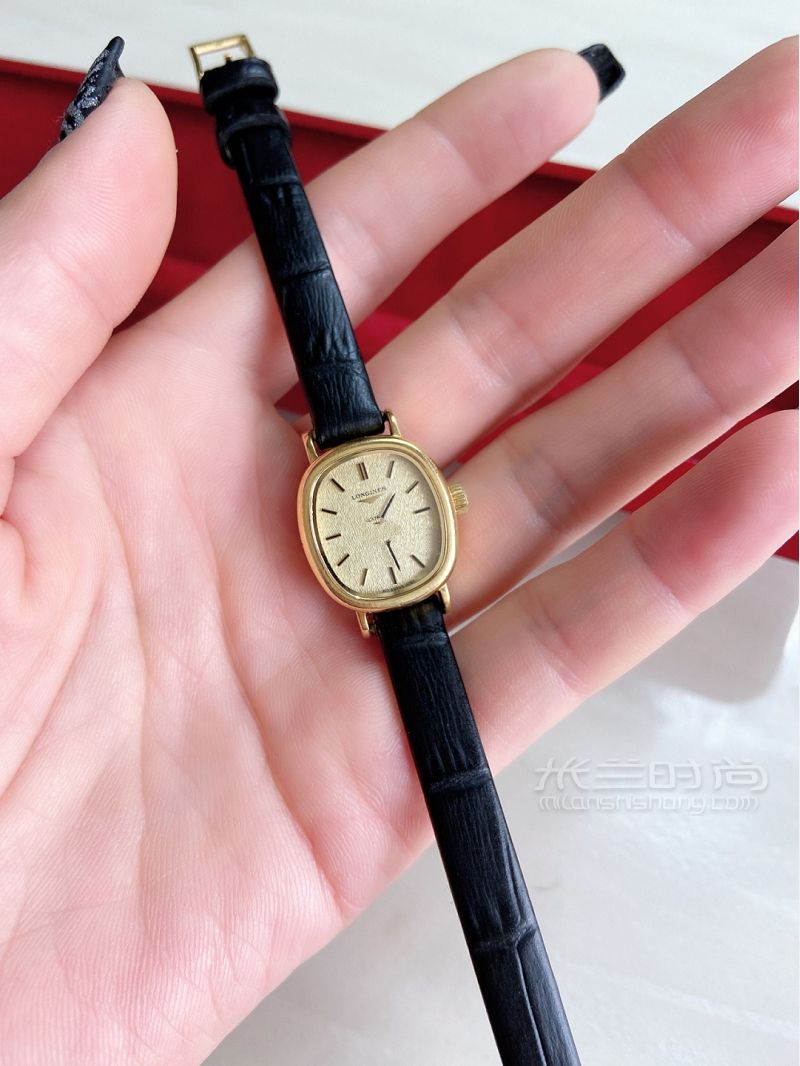 浪琴?gòu)?fù)古小金表中古女表vintage中古表_1