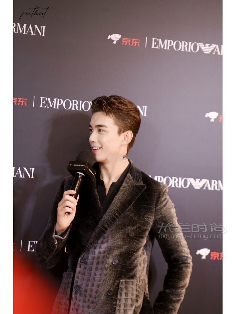 吳磊男裝綿羊皮皮衣男外套西裝穿搭 喬治阿瑪尼怎么樣_5