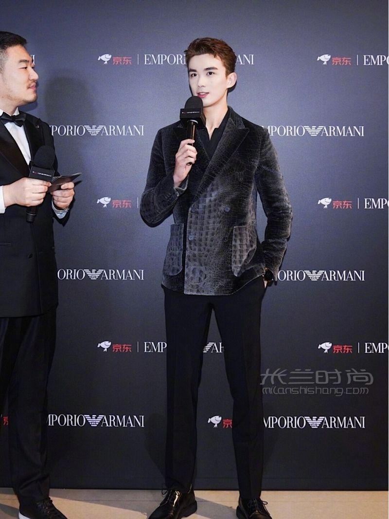 吳磊男裝綿羊皮皮衣男外套西裝穿搭 喬治阿瑪尼怎么樣_6