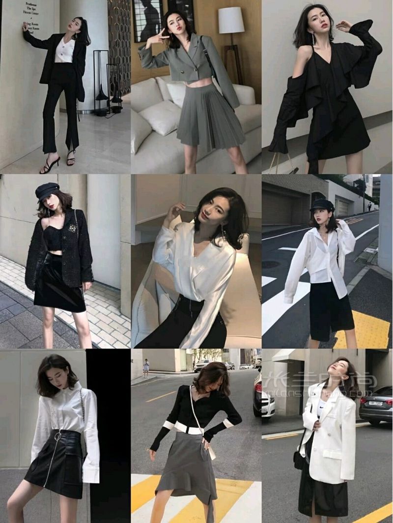 女裝穿搭暗黑可鹽可甜氣質設計感女裝_3