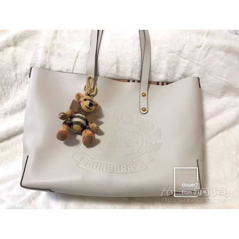 Burberry Small Embossed Crest Leather Tote-博柏利怎么樣_2