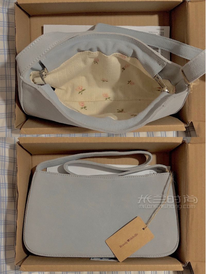 Brand Melville 新款奶油藍(lán)法棍包超溫柔 百搭bag_1